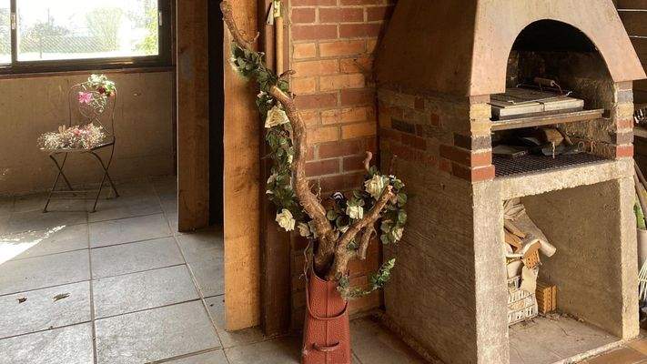 überdachter Freisitzbereich