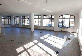 Offene helle Flächen