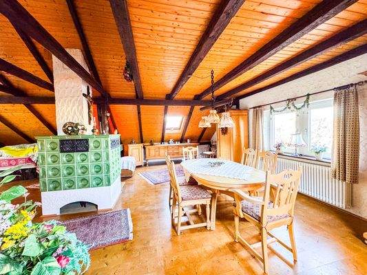 Kachelofen als Herzstück