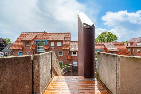 Treppenaufgang zur Wohnung