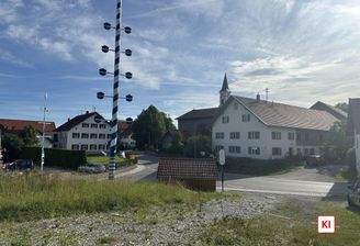Blick vom Grundstück