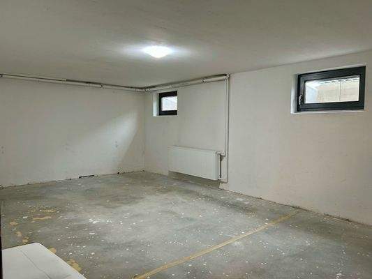 beheizbarer Hobbyraum im KG