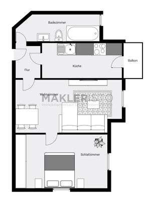 Grundriss WÄS55