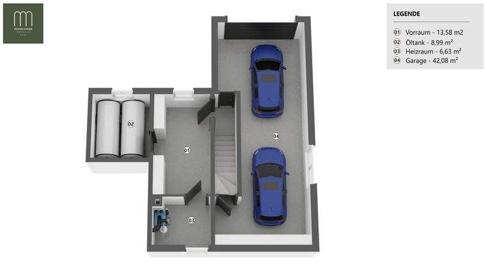 Grundriss Untergeschoss