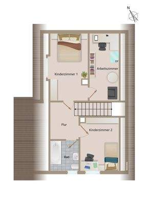 Grundriss Dachgeschoss