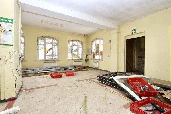 Das Erdgeschoss des Hauptgebäudes