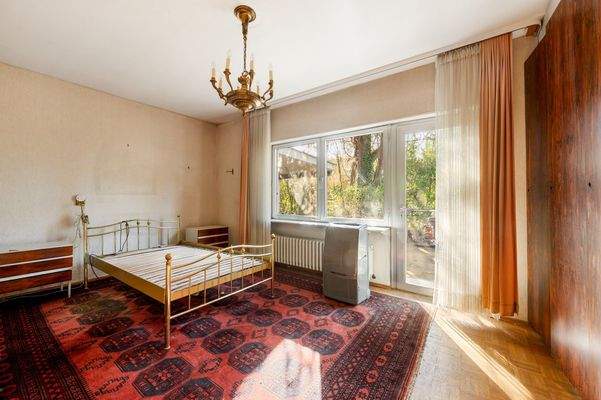 Teilansicht Schlafzimmer