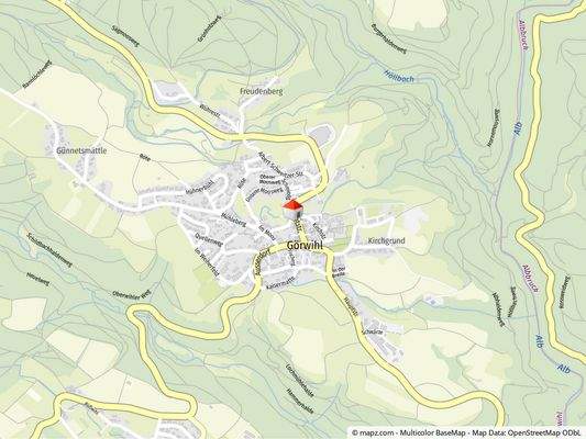 Geolyzer Kartenausschnitt