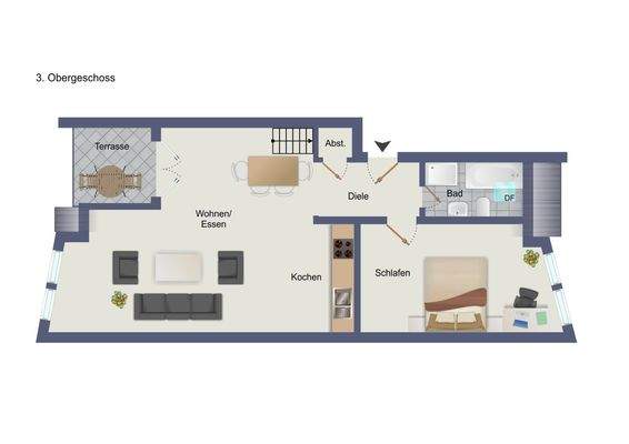Grundriss 3. Obergeschoss