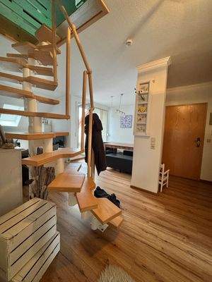 Treppe ins Dachgeschoss