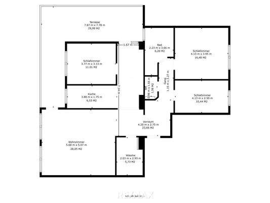 Skizze Grundrissplan