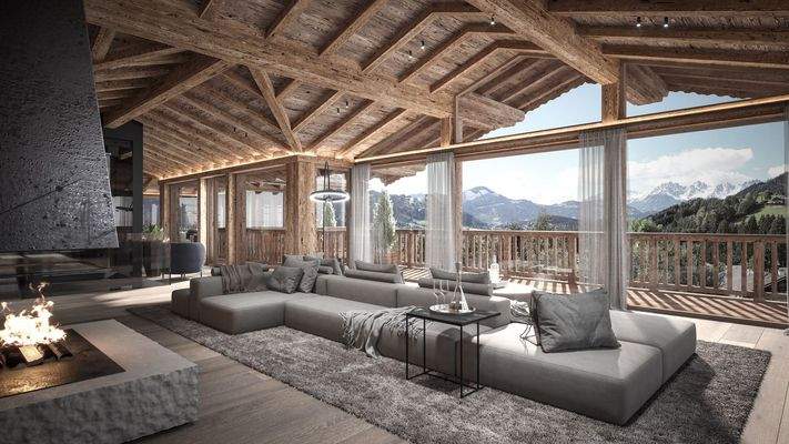 KITZIMMO-Luxusvilla in bester Lage auf der Bichlalm kaufen - Immobilien Kitzbühel.