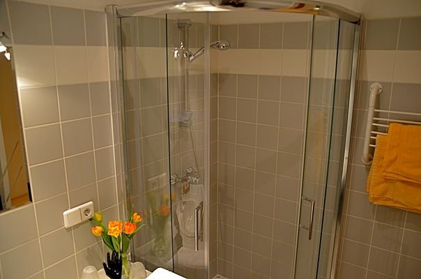 Badezimmer-Dusche