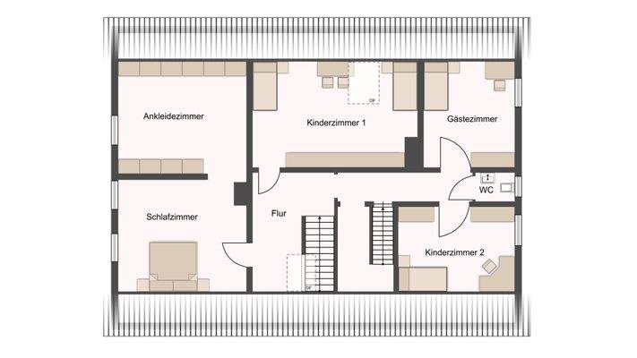 Grundriss Dachgeschoss