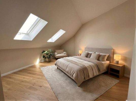 Schlafzimmer (KI-unterstützt) 