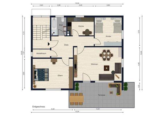 Grundriss Erdgeschoss