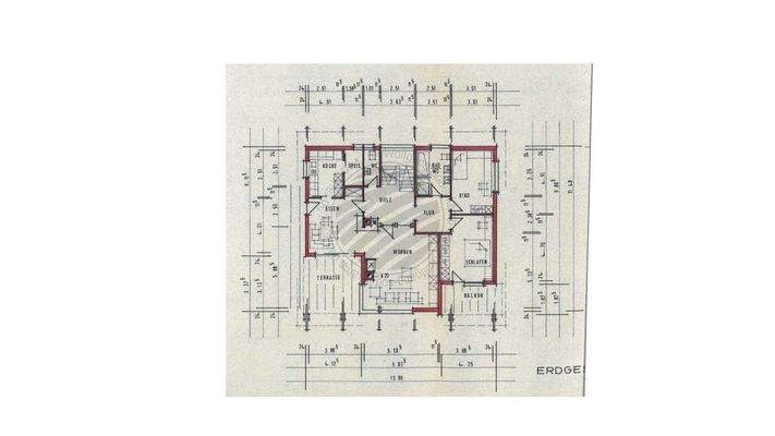 Plan Hauptwohnung 1. Ebene