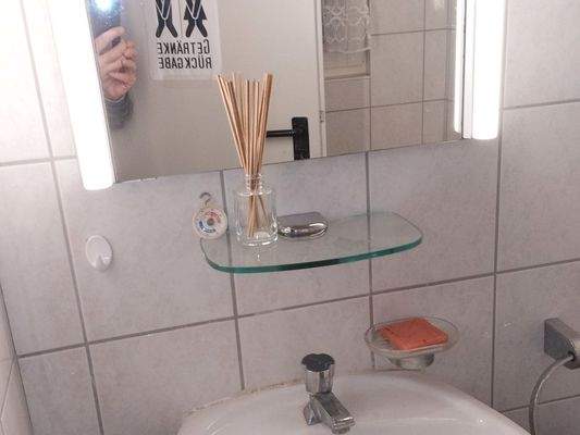 Mühlenraum mit WC Waschbecken