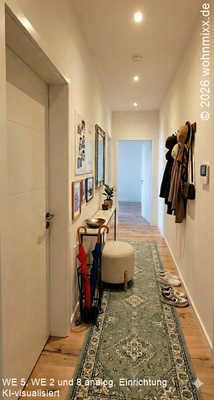 Flur  (Einrichtung KI-visualisiert)