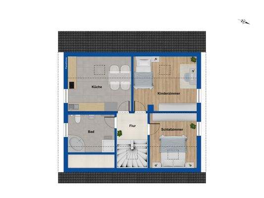 Grundriss Dachgeschoss