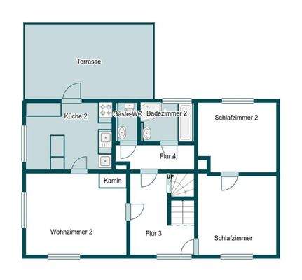 Grundriss Skizze 1.OG