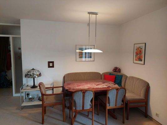 Essbereich im Wohnzimmer