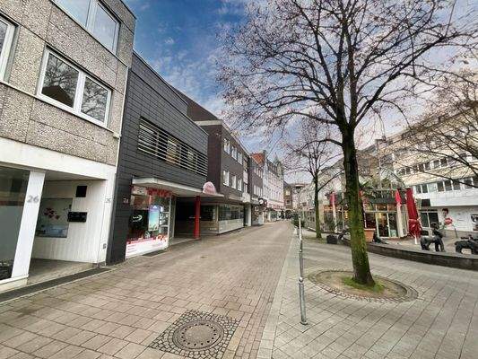 Lage in der Einkaufszone