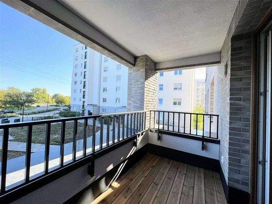 Großzügiger Balkon