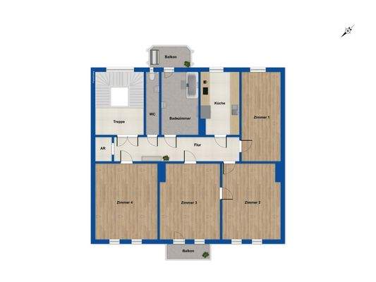 Grundriss 1. Obergeschoss