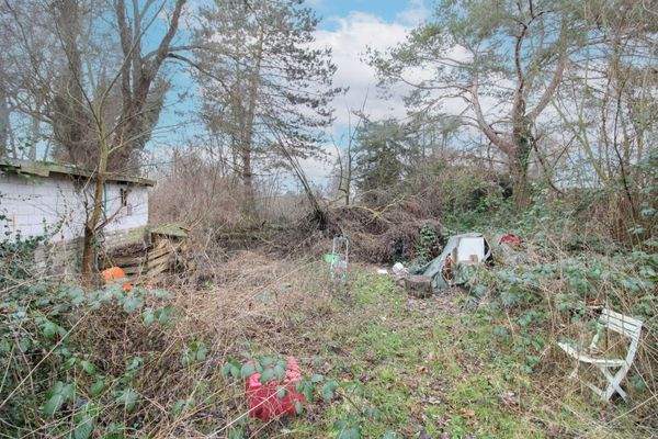 Linkes Grundstück Gartenhaus
