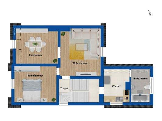 Grundriss 2. Obergeschoss