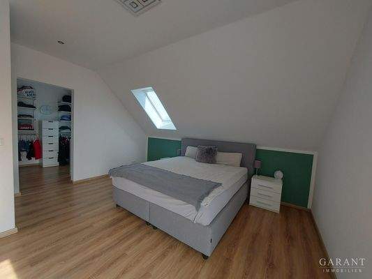 Schlafen mit Ankleide