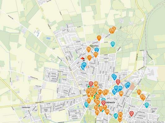 Geolyzer Kartenausschnitt