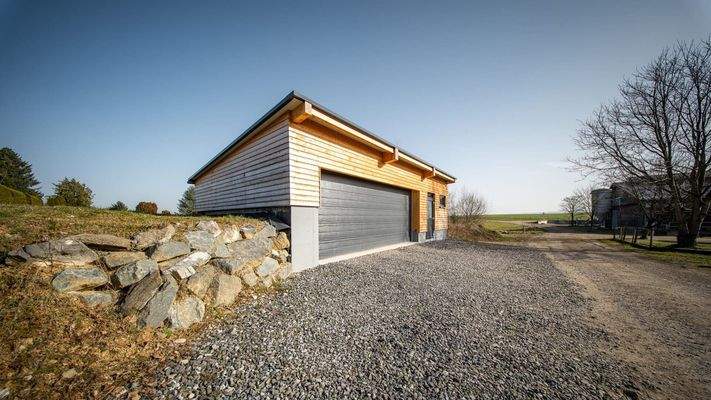 Doppelgarage Nr. (mit Hobbybereich)