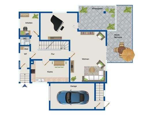 Grundriss - Erdgeschoss