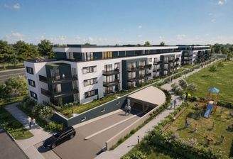 Blick zum Bauprojekt