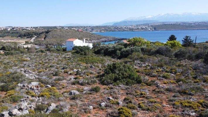 Kreta, Tersana: Grundstück mit Meerblick und Bergblick zu verkaufen