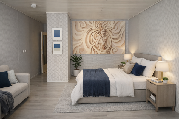 Wohnzimmer Sicht von Balkon