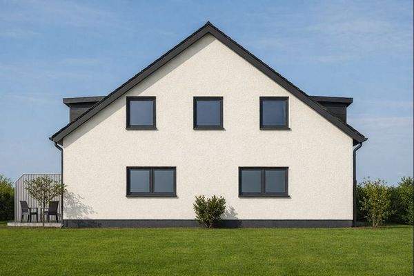 Hausansicht von der Seite