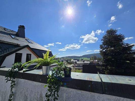 Aussicht von Dachterrasse