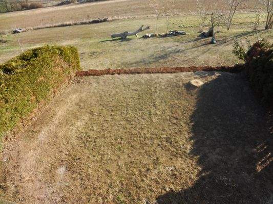 Gartenansicht vom Balkon