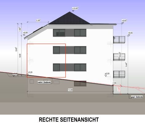 Rechte Seitenansicht