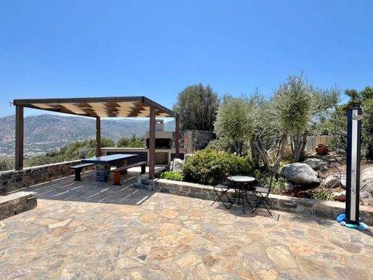 MIT VIDEO! Kreta, Kalo Chorio: Elegante freistehende Villa mit Meerblick zu verkaufen