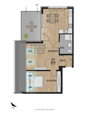 Grundriss WHG B26