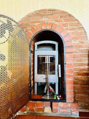 Holzofen geöffnet (EG)