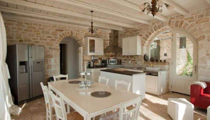 Kreta, Pitsidia: Makellose Villa mit herrlichem Meerblick und Infinity-Salzwasserpool