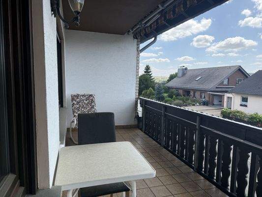 Balkon von der Küche aus