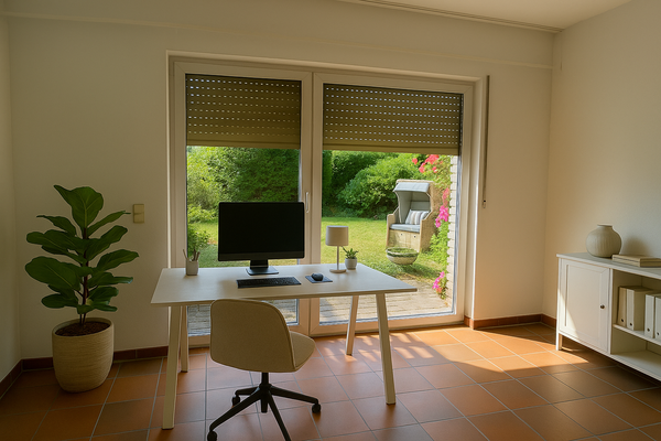 Souterrainwohnung- oder Büro - Teilansicht