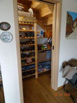 Raum unter der Treppe