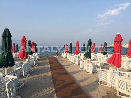 Sea-View Villa in a Complex with Private Beach in Bodrum